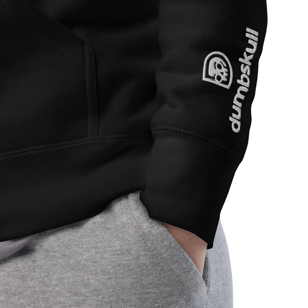 EMBROIDERED NERD HOODIE WITH SLEEVE LOGO