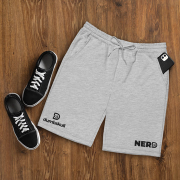 NERD fleece shorts White-Grey