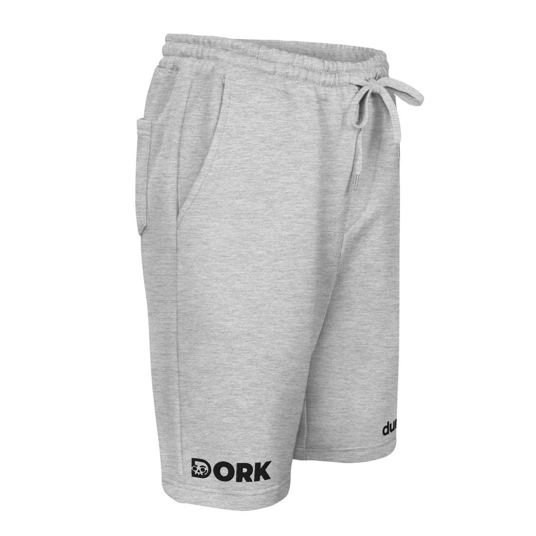 DORK fleece shorts White-Grey