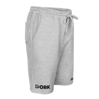 DORK fleece shorts White-Grey