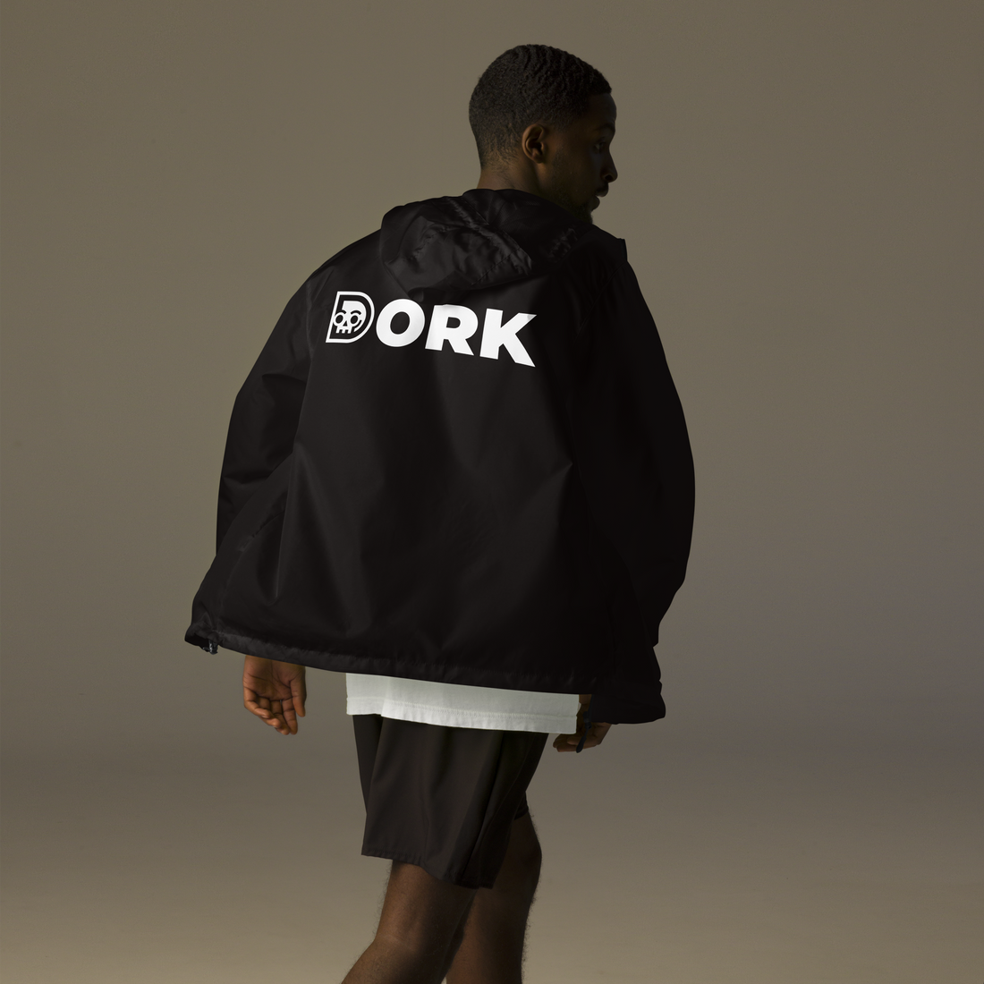 DORK Unisex lightweight zip up windbreaker