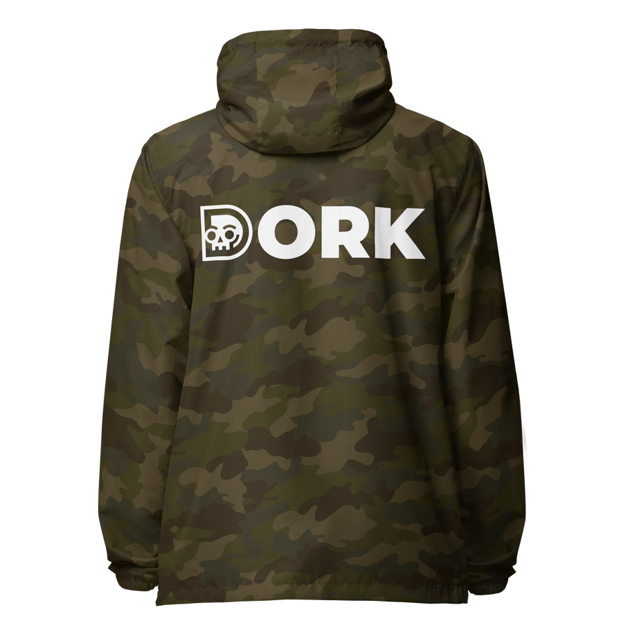 DORK Unisex lightweight zip up windbreaker