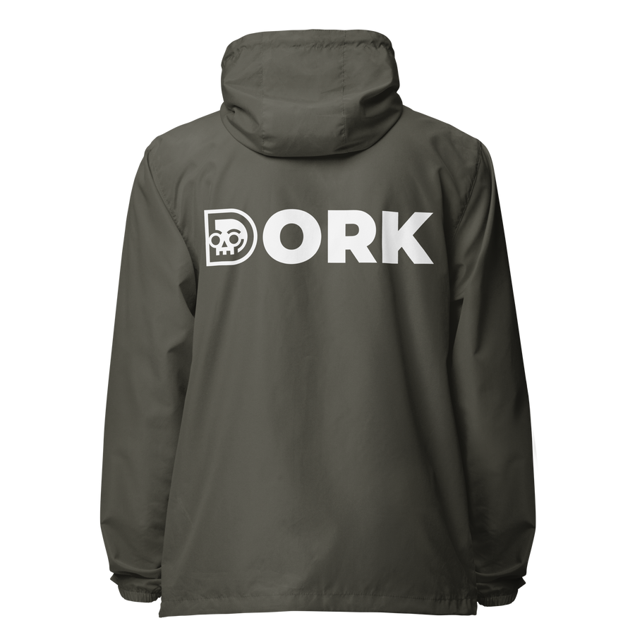 DORK Unisex lightweight zip up windbreaker