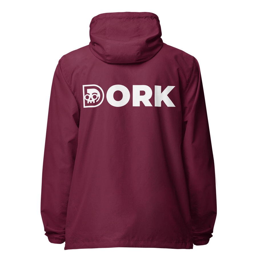 DORK Unisex lightweight zip up windbreaker