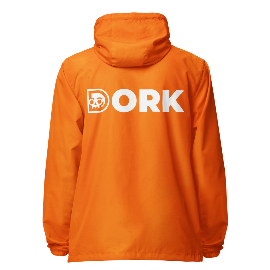 DORK Unisex lightweight zip up windbreaker