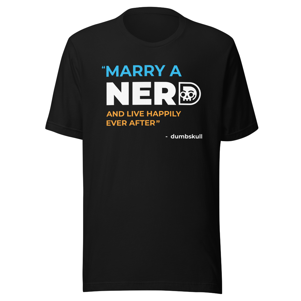 Marry a NERD t-shirt