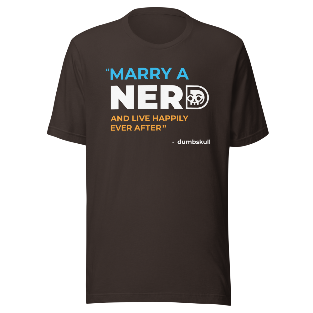 Marry a NERD t-shirt