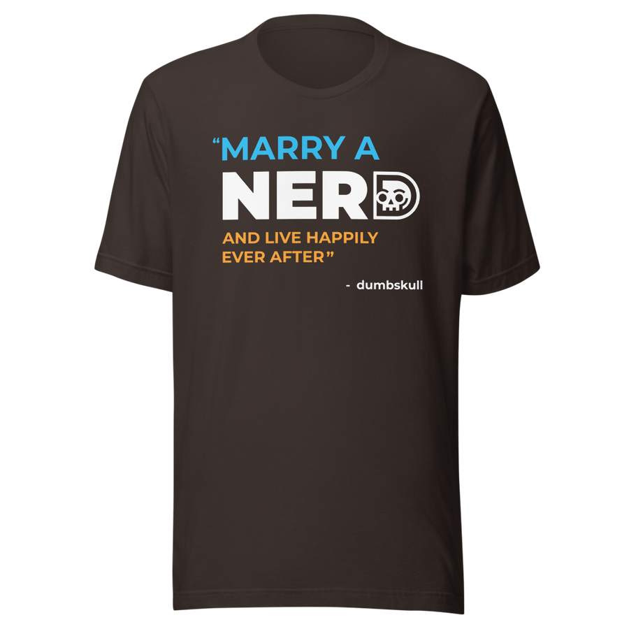 Marry a NERD t-shirt