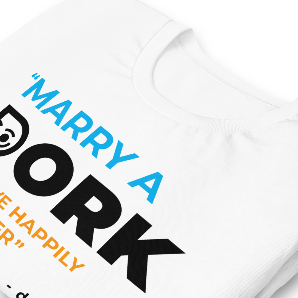 Marry a DORK White t-shirt