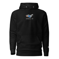 EMBROIDERED Original VR Hoodie with sleeve logo