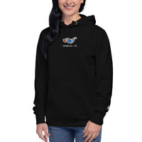 EMBROIDERED Original VR Hoodie with sleeve logo