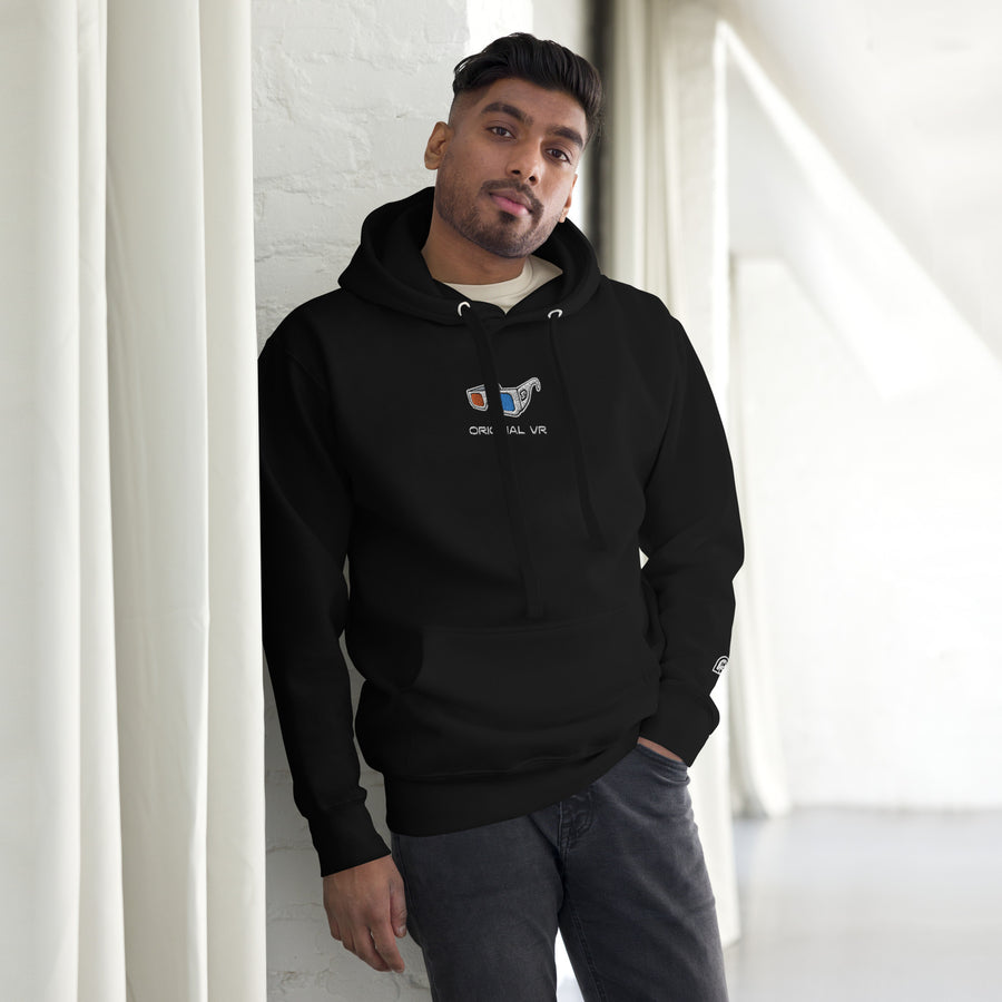 EMBROIDERED Original VR Hoodie with sleeve logo