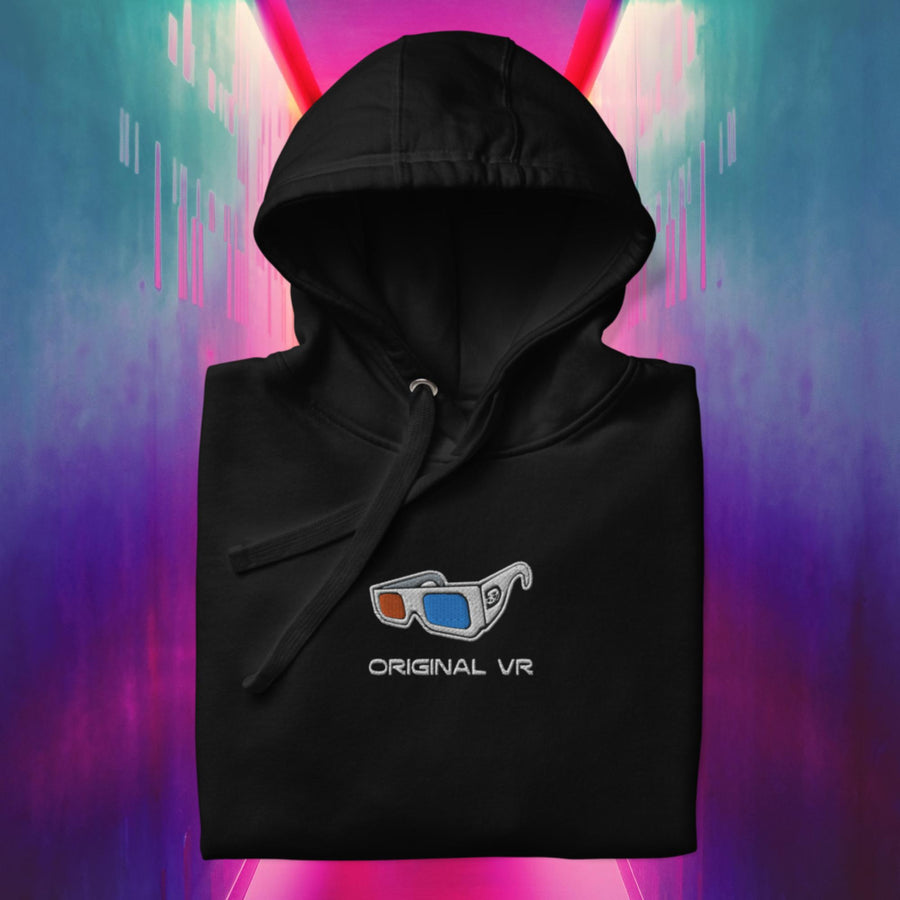 EMBROIDERED Original VR Hoodie with sleeve logo