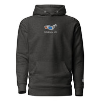 EMBROIDERED Original VR Hoodie with sleeve logo