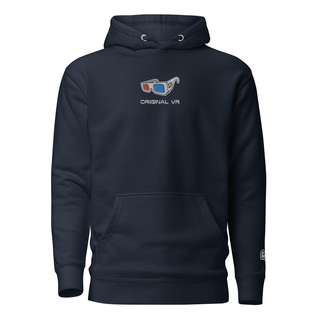 EMBROIDERED Original VR Hoodie with sleeve logo